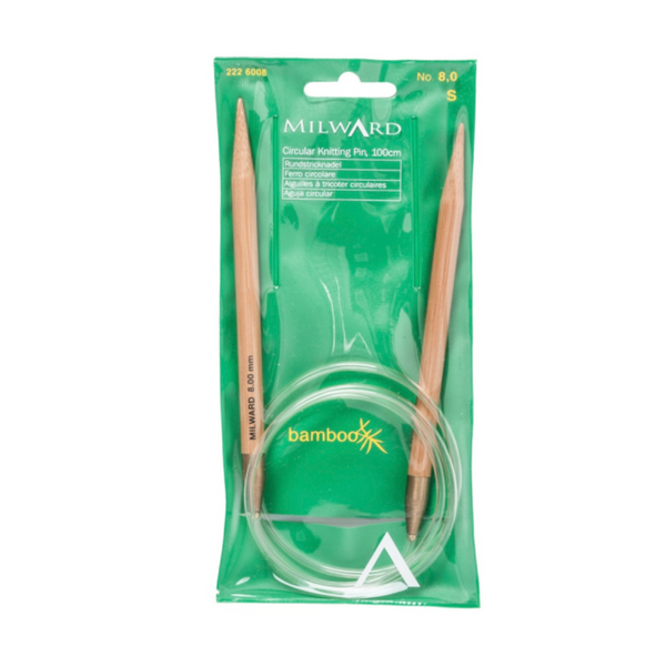 Bamboo Circular Knitting Needles - 100cm