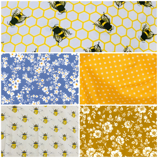 Bee Floral Fat Quarter Bundle