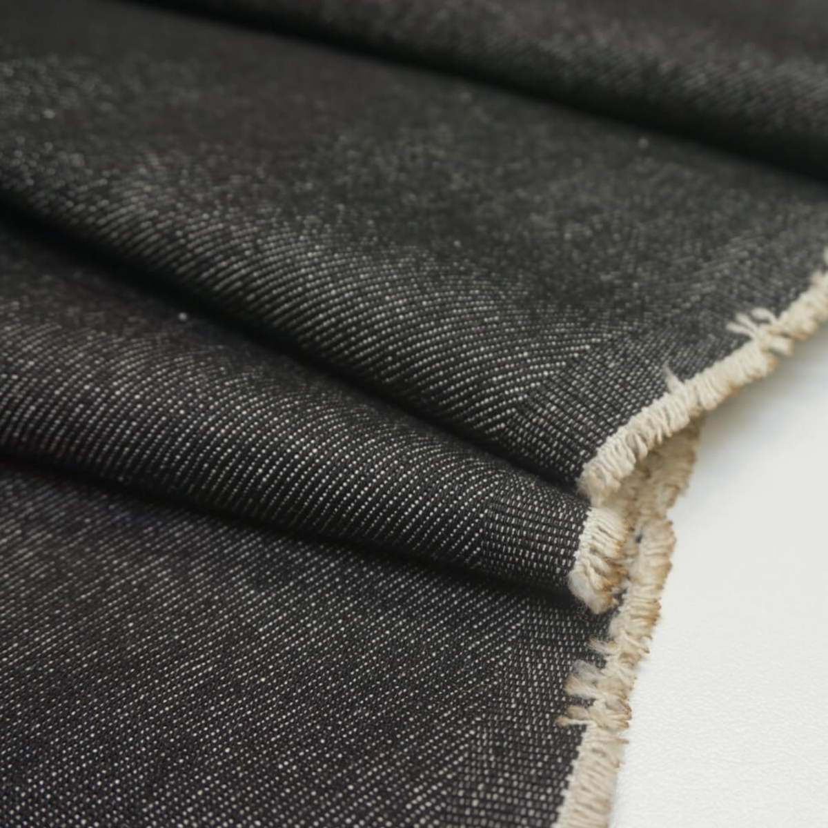 7.5oz Black Denim Fabric – Sewcialising