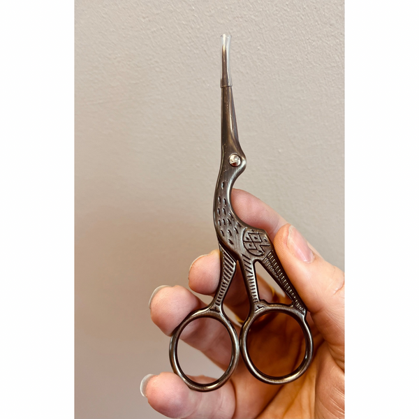 Large Vintage Stork Scissors