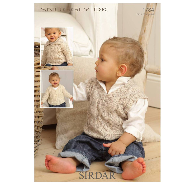 Baby & Childrens Jumper & Tank Top - Sirdar Snuggly DK Knitting Pattern - 1784