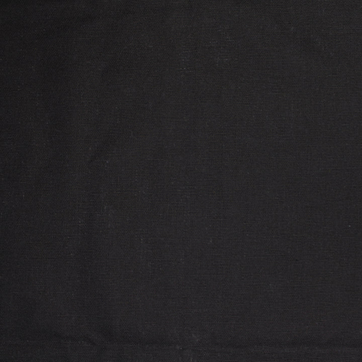 Black Linen Mix Fabric