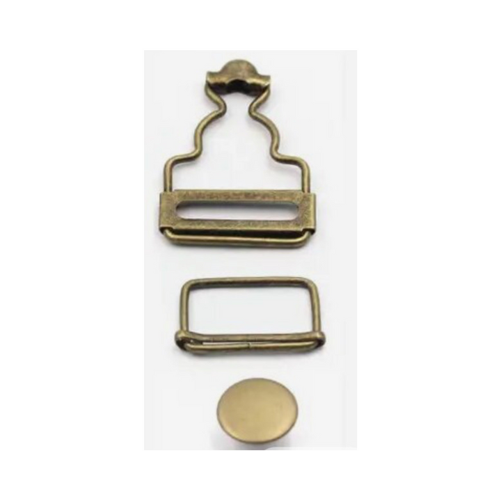 Bronze Dungaree Clips