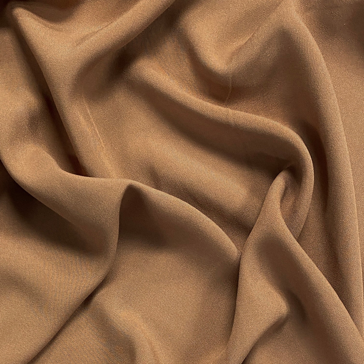 Brown Viscose Fabric