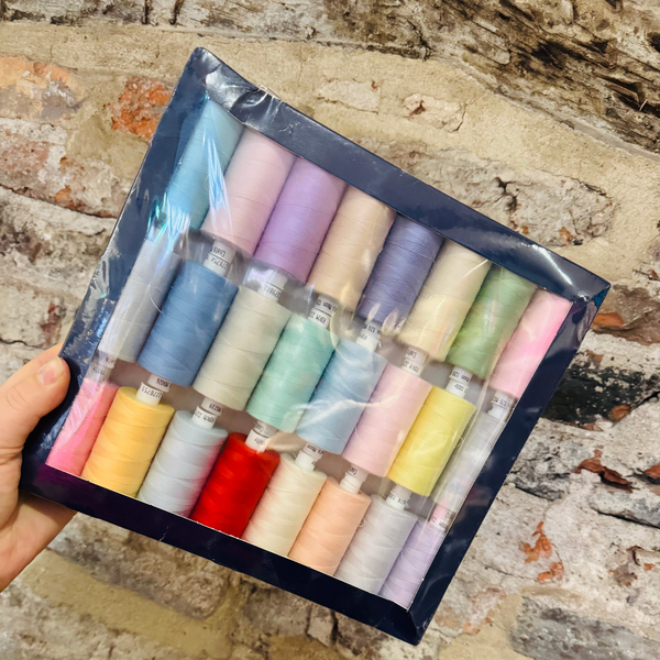 Pastel Coloured Coats Moon Sewing Thread Assortment