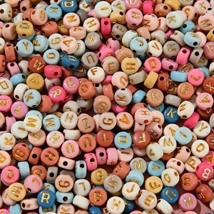 Colourful Alphabet Beads