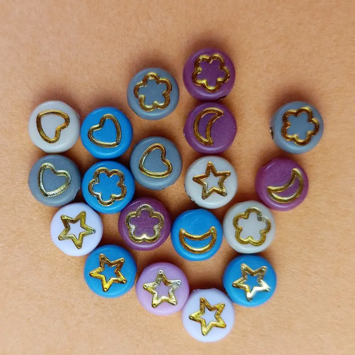 Colourful Shapes Craft Beads