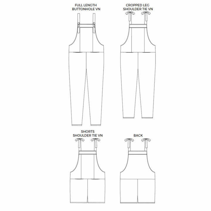 Dungarees Sewing Pattern