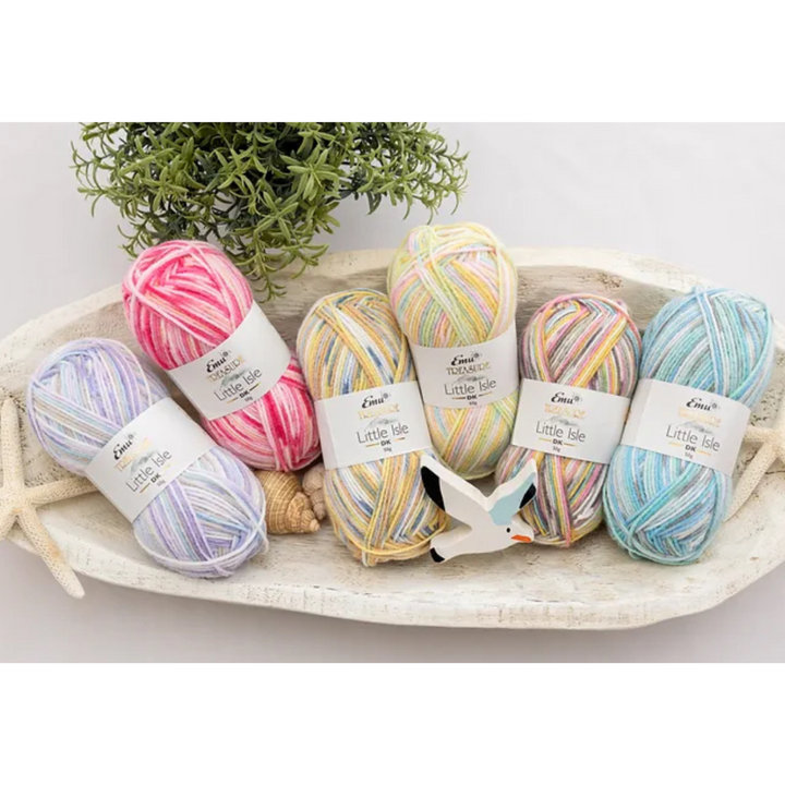 Emu Yarns - DK Yarn - Treasure Little Isle