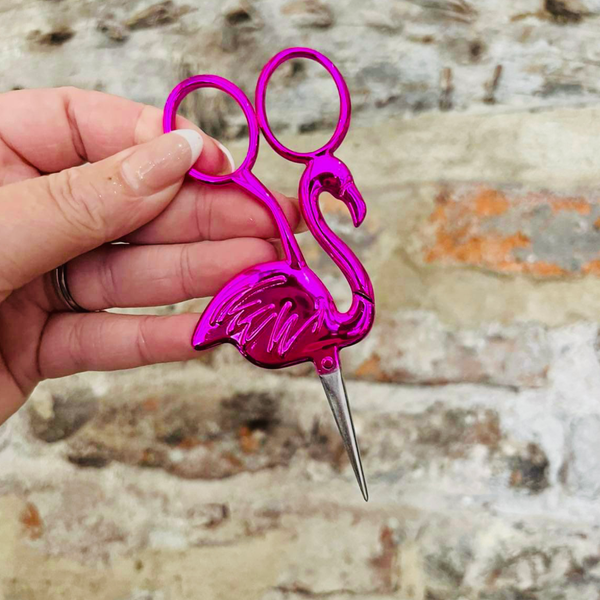 Flamingo Embroidery Scissors