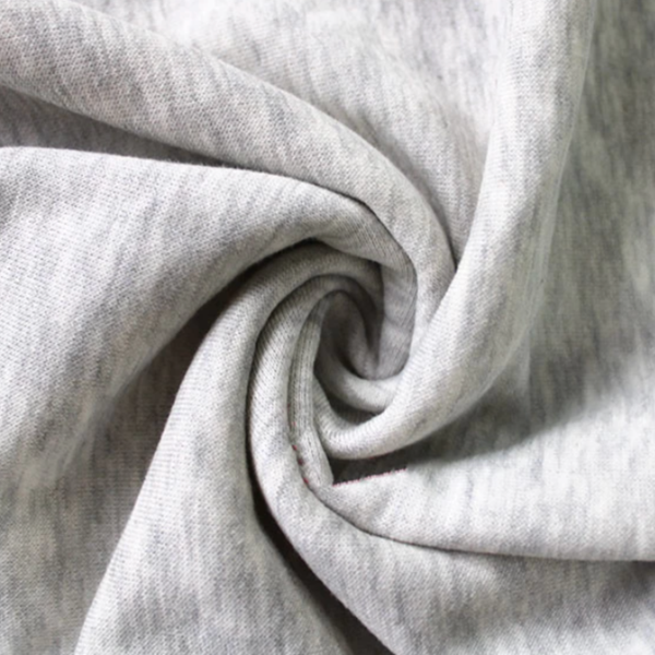 Silver Gray Sweatshirting Fabric