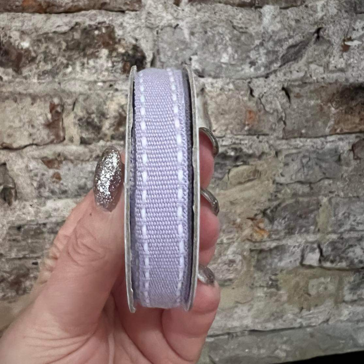 Lavender Stitched Ribbon