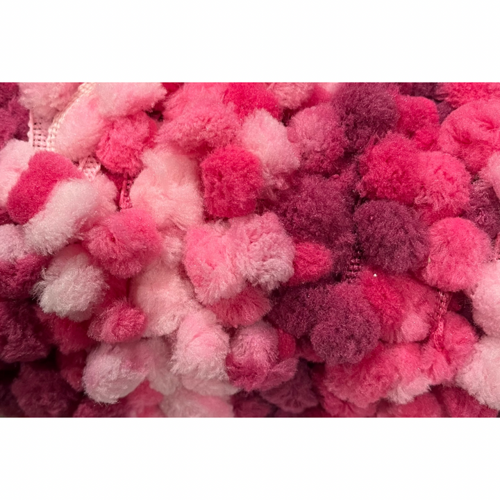 Mixed Pink Pom Pom Trim