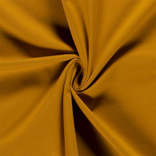 Ochre French Terry Fabric