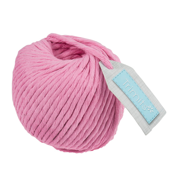 Pink Cotton Macramé Cord