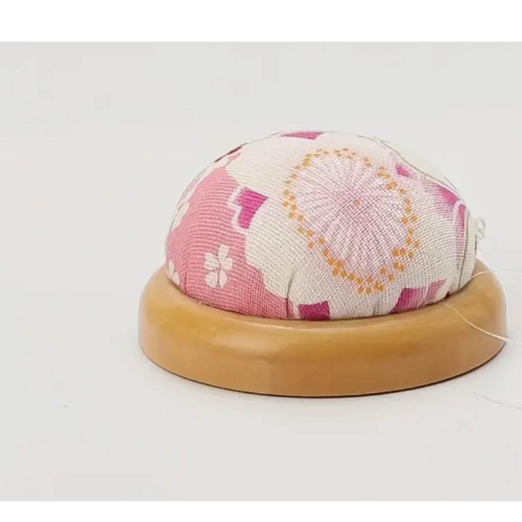 Pink Floral Japanese Pin Cushion