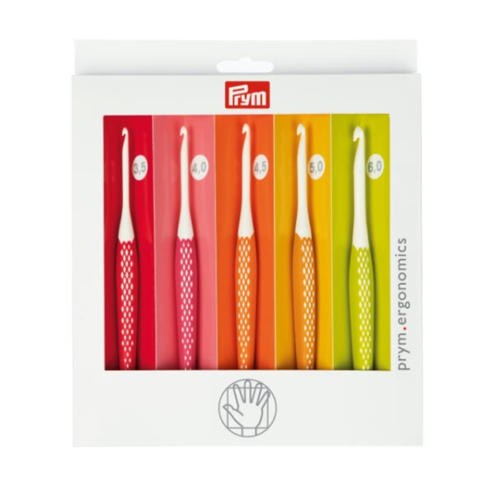 Prym Ergonomic Crochet Hook Set 3.5mm-6mm