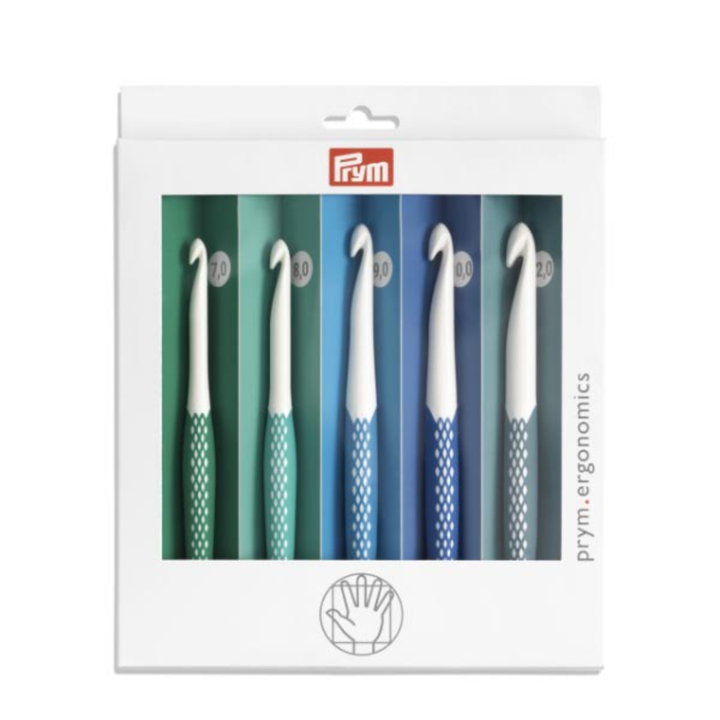 Prym Ergonomic Crochet Hook Set 7mm-12mm