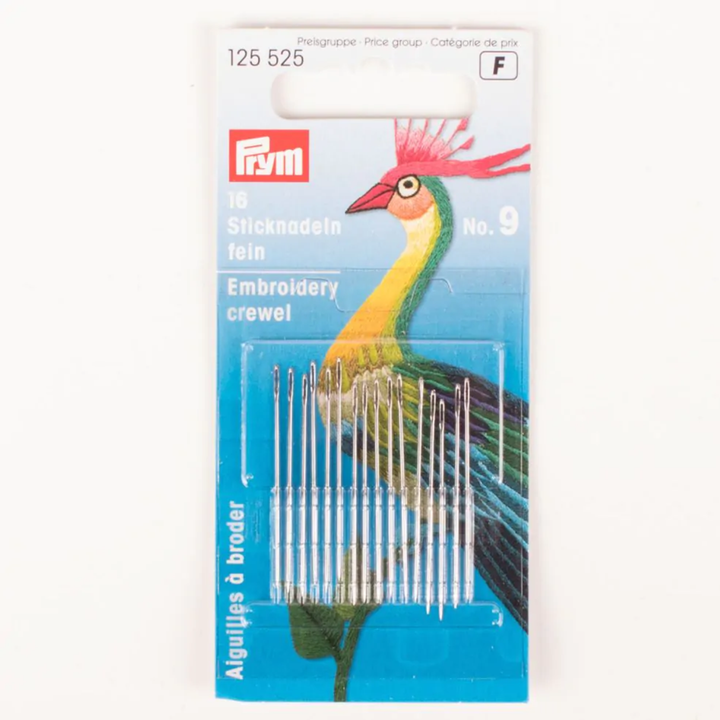 Prym Crewel Embroidery Needles No 9