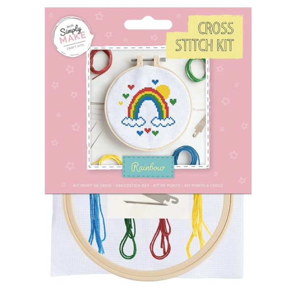 Rainbow Cross Stitch Kit