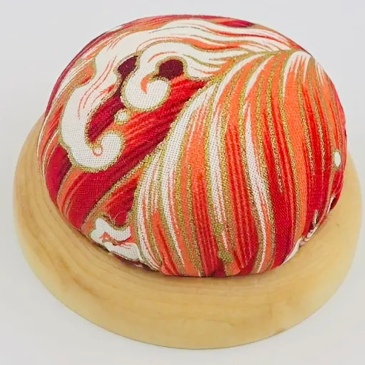 Red Dragon Swirl Japanese Pin Cushion