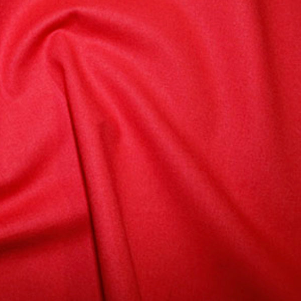 Red Plain Cotton Fabric