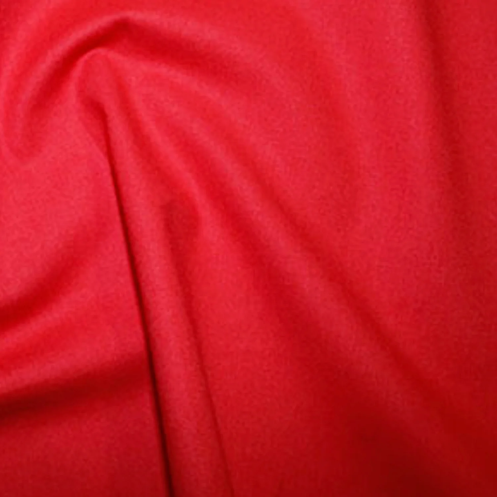 Red Plain Cotton Fabric 