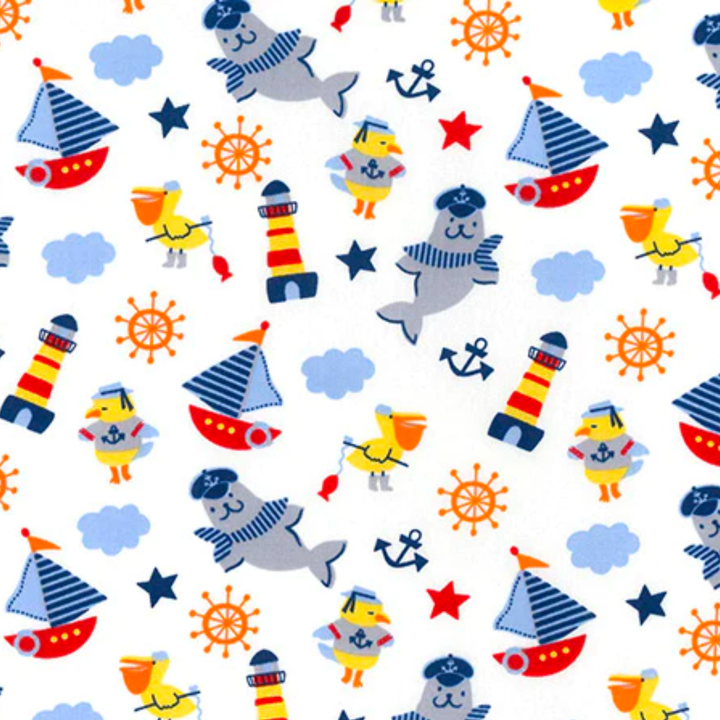 Sailor Cotton Poplin Fabric