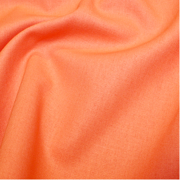 Salmon Plain Cotton Fabric