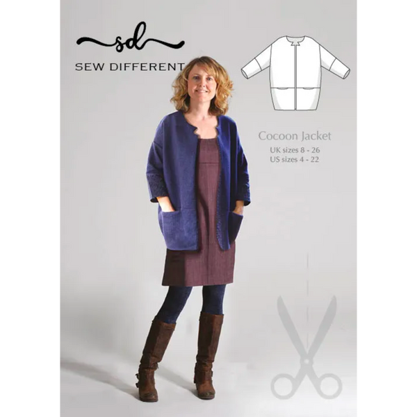 Cocoon Jacket Sewing Pattern - Sew Different