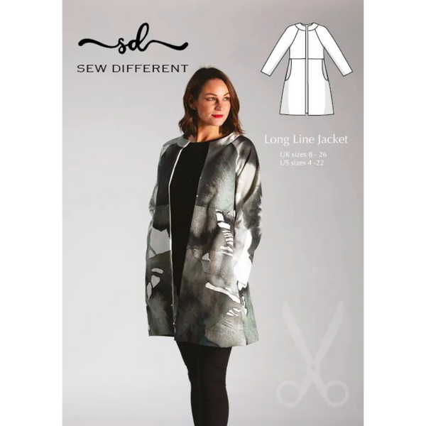 Longline Jacket Sewing Pattern - Sew Different