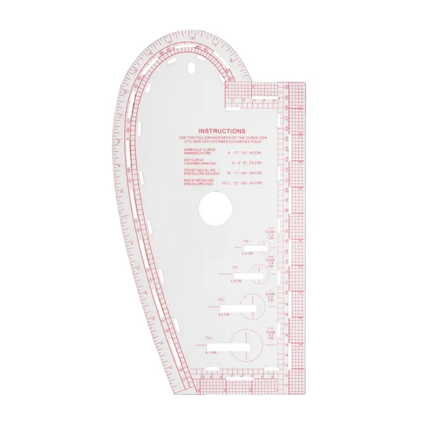 Sew Easy Curve Ruler 13.875 x 7.375in