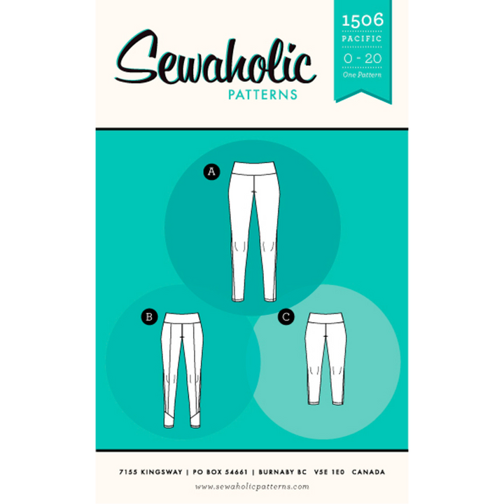 Pacific Leggings Sewing Pattern - Sewaholic