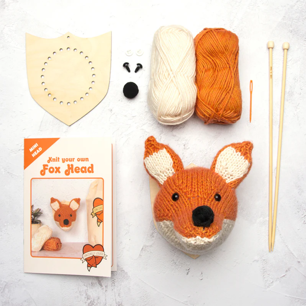 Sincerely Louise Mini Fox Head Knitting Kit