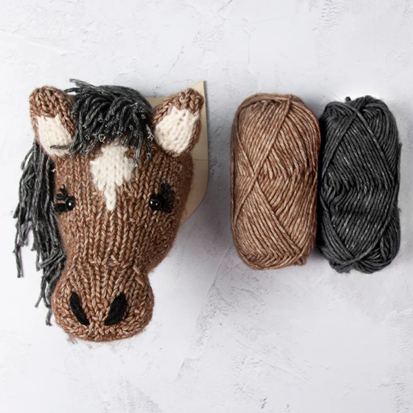 Sincerely Louise Mini Horse Head Knitting Kit