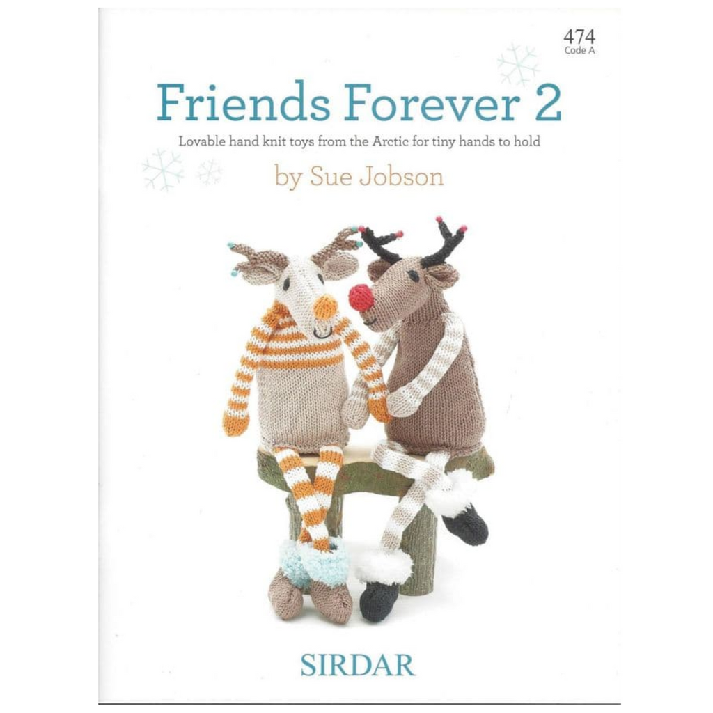 Sirdar Friends Forever 2 Hand Knit Toys Knitting Pattern Booklet 474