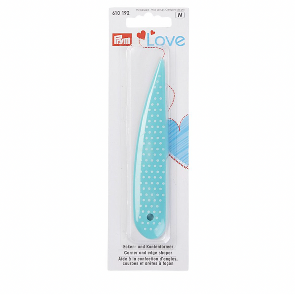 Teal Polkadot Corner & Edge Shaper