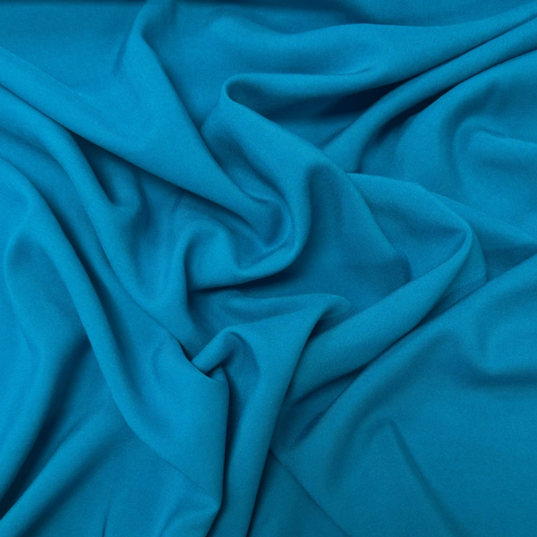 Teal Viscose Fabric