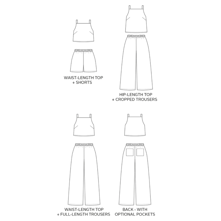 Esti Co-Ord Sewing Pattern - Tilly and the Buttons