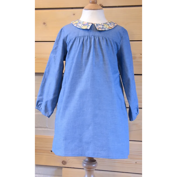 Kids Edie Blouse and Shirtdress Sewing Pattern