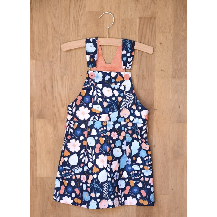 Kids Freddie Dungarees and Pinafore Dress Sewing Pattern