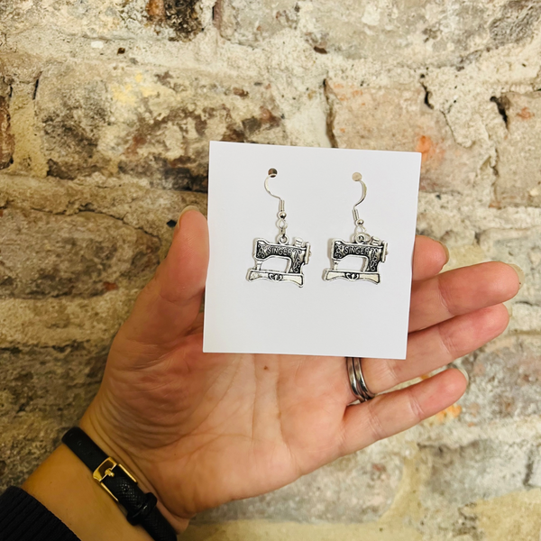 Singer Sewing Machine Earrings