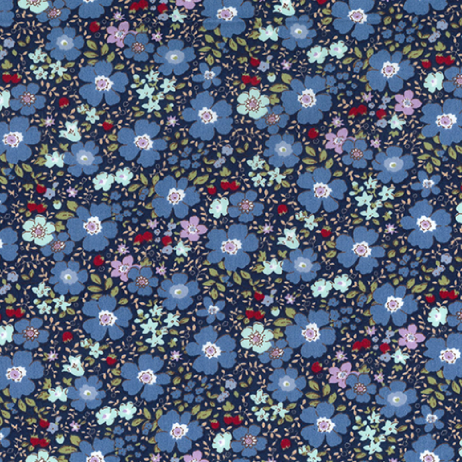 10+ Blue Flower Fabric