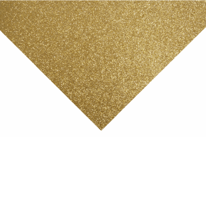 Gold Glitter Felt