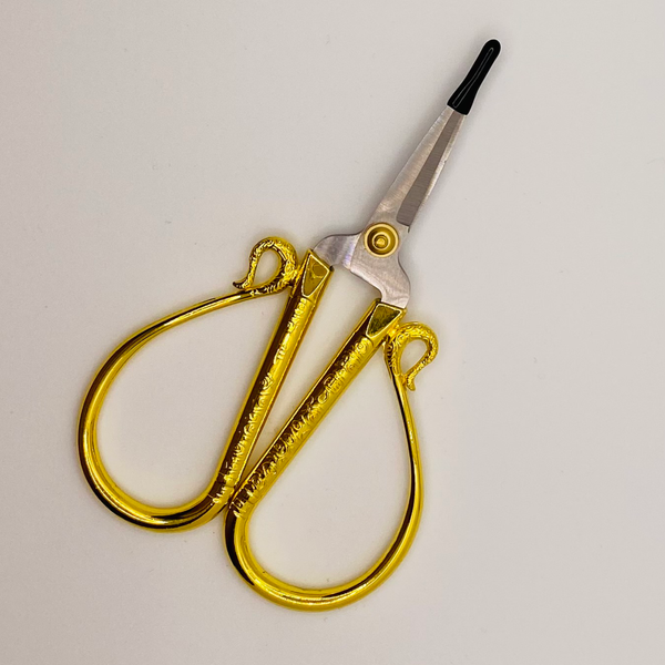 Large Round Gold Scissors