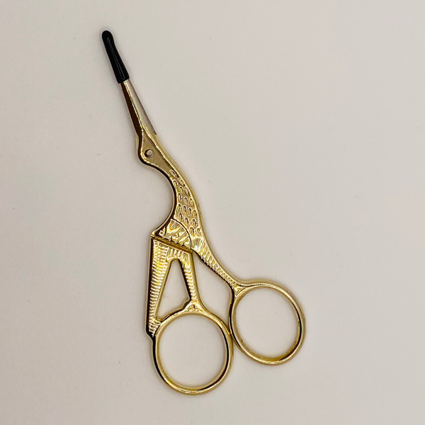 Large Gold Stork Scissors