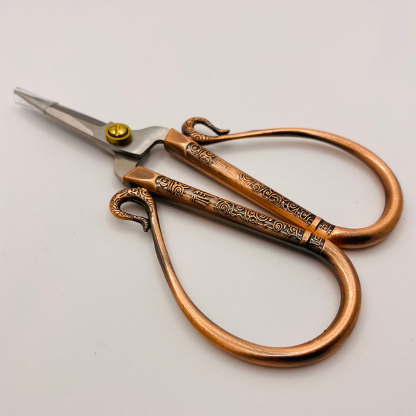 Large Round Red Bronze Scissors