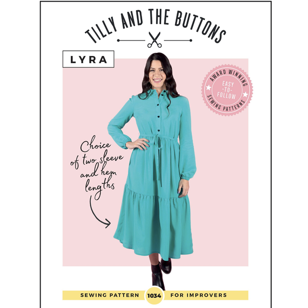 Lyra Shirt Dress Sewing Pattern