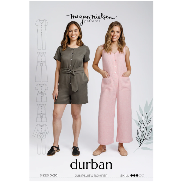 Durban Jumpsuit And Romper Pattern - Megan Nielsen