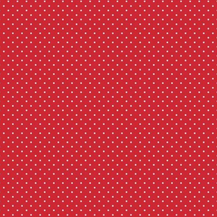 Red Spotty Cotton Fabric